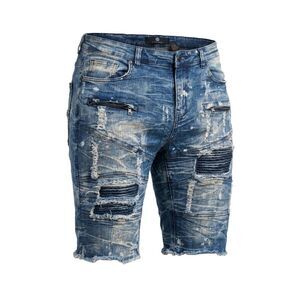 Focus Jeans Distressed Ripped Denim Shorts Men's Size 34